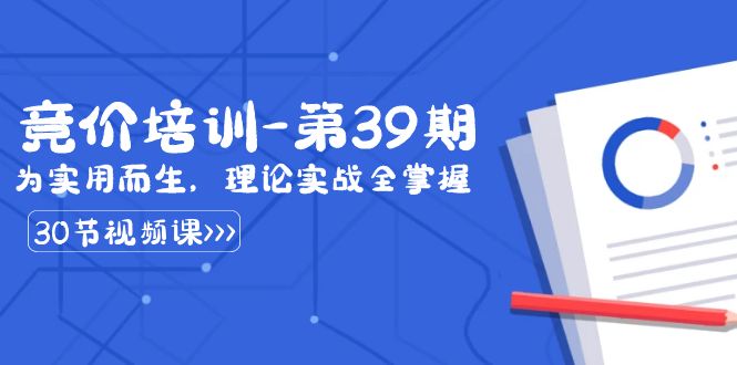 （8750期）某收费竞价培训-第39期：为实用而生，理论实战全掌握（30节课）-<a href=