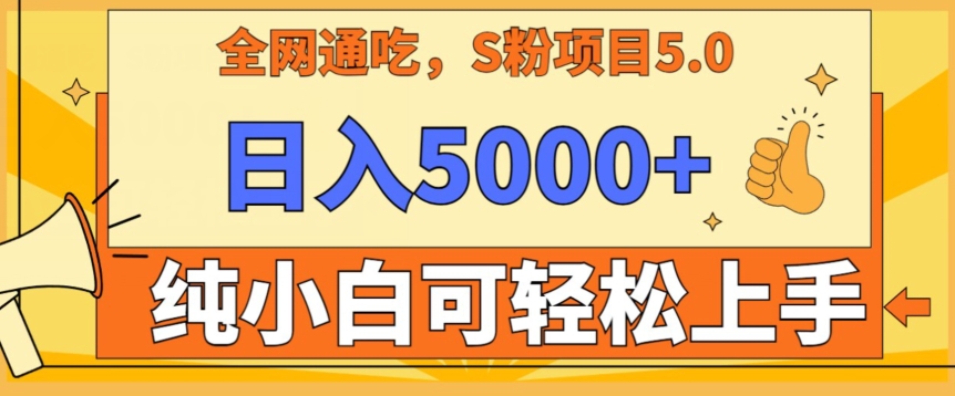 男粉项目5.0，最新野路子，纯小白可操作，有手就行，无脑照抄，纯保姆教学-<a href=