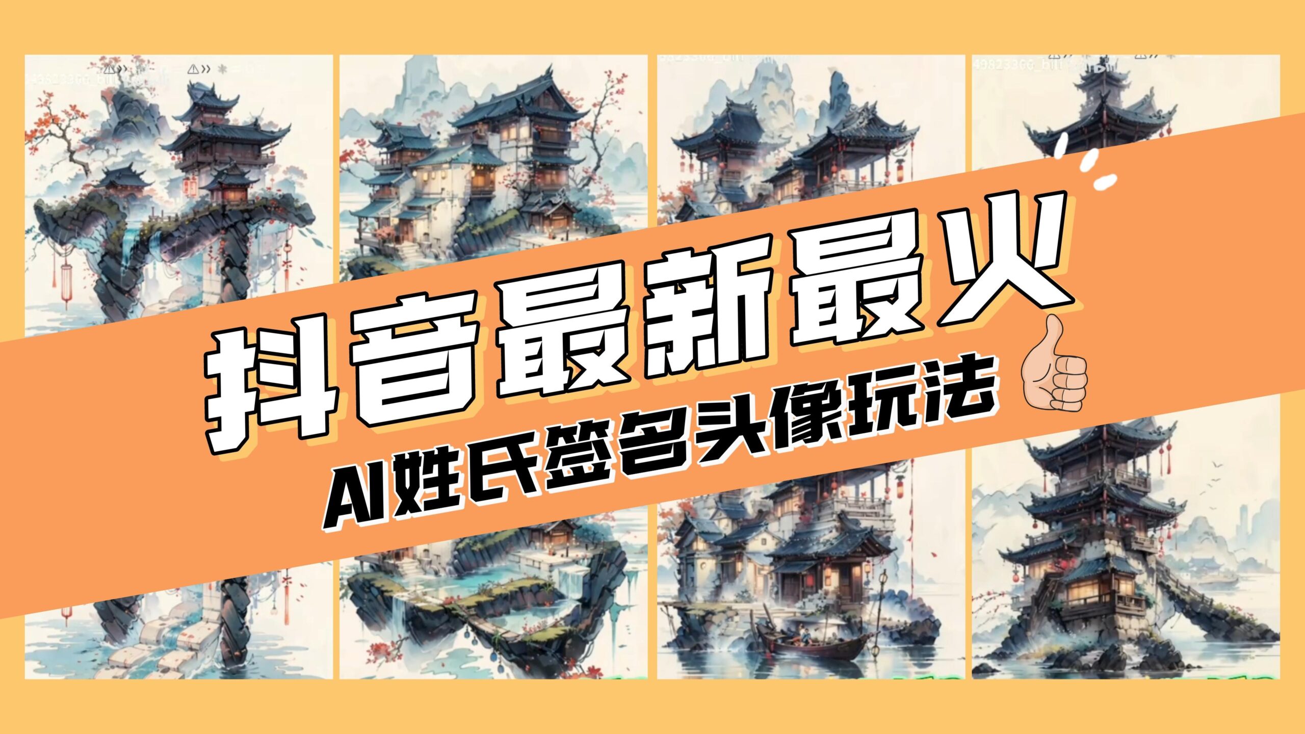 （8375期）AI姓氏签名头像定制，简单易操作，日入200-500+-<a href=