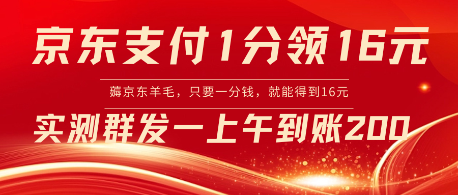 （8678期）京东支付1分得16元实操到账200-<a href=