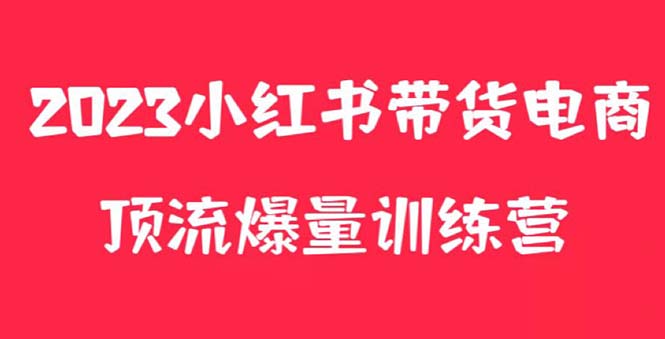 （5847期）小红书电商爆量训练营，月入3W+！可复制的独家养生花茶系列玩法-<a href=