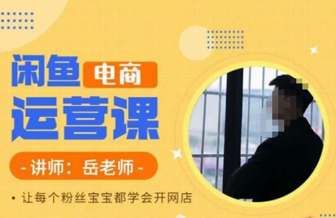 岳老师·闲鱼电商运营课，让每个粉丝宝宝都学会开网店-<a href=