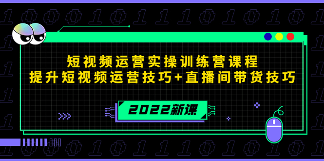 （4136期）2022短视频运营实操训练营课程，提升短视频运营技巧+直播间带货技巧-<a href=
