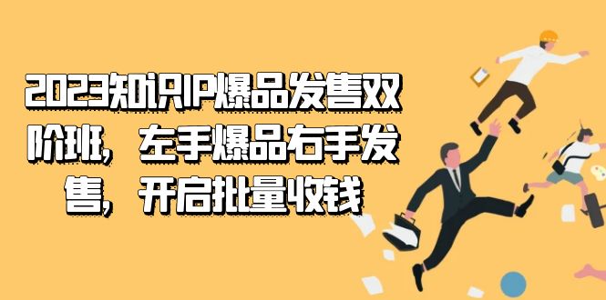 （7426期）2023知识IP-爆品发售双 阶班，左手爆品右手发售，开启批量收钱-<a href=