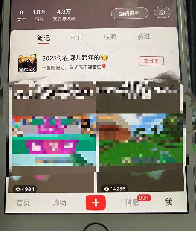 （5674期）小红书无双课一天引50+女粉，不用做视频发视频，小白也很容易上手拿到结果-<a href=