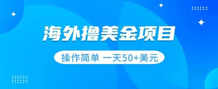 撸美金项目无门槛操作简单小白一天50+美刀-<a href=