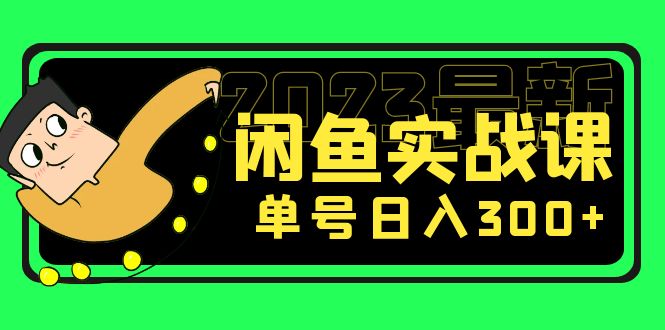 （5117期）花599买的闲鱼项目：2023最新闲鱼实战课，单号日入300+（7节课）-<a href=