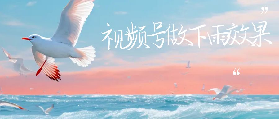 视频号做下雨视频，一个账号一周涨粉10W+，日入1000+附保姆级教程-<a href=