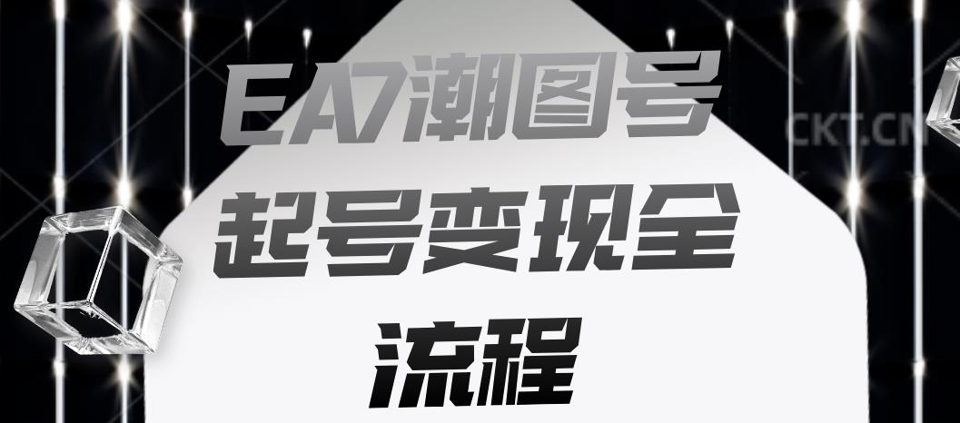 EA7潮图号起号变现全流程，快速起号飞速涨粉【揭秘】-<a href=