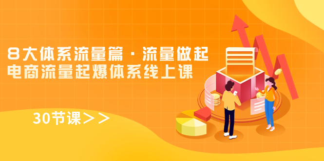 （7547期）8大体系流量篇·流量做起，电商流量起爆体系线上课（30节课）-<a href=