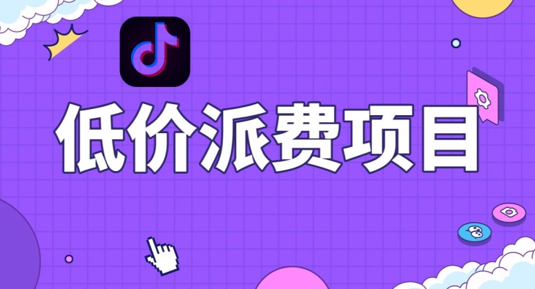 抖音低价派单项目，0门槛，日入1000+很轻松，小白可操作【揭秘】-<a href=