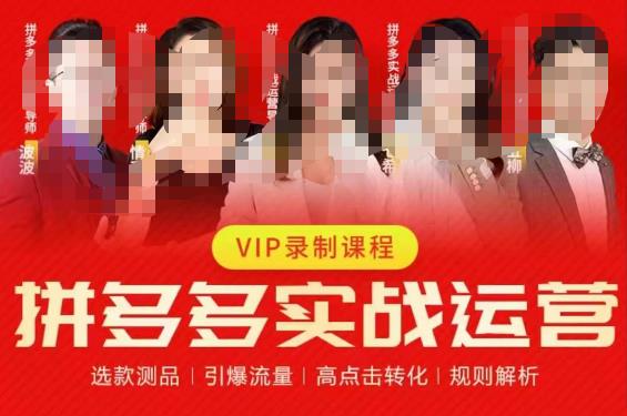 2023推易拼多多实战运营，选款测品、引爆流量、高点击转化、规则解析-<a href=