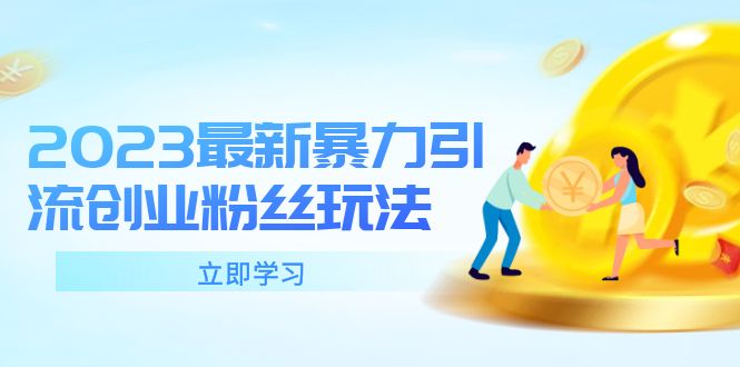 （5845期）2023最新暴力引流创业粉丝玩法，单日被动引流50+创业粉-<a href=