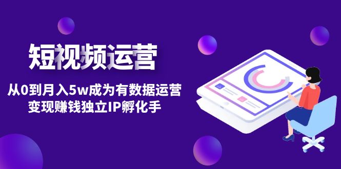 （4758期）短视频自然流IP第2期：从0到月入5w成为有数据运营变现赚钱独立IP孵化手-<a href=