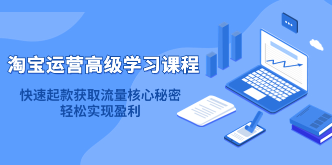 （4385期）淘宝运营高级学习课程：快速获取流量核心秘密，轻松实现盈利！-<a href=