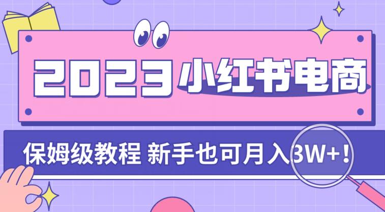 阿本小红书电商陪跑营4.0，带大家从0到1把小红书做起来-<a href=