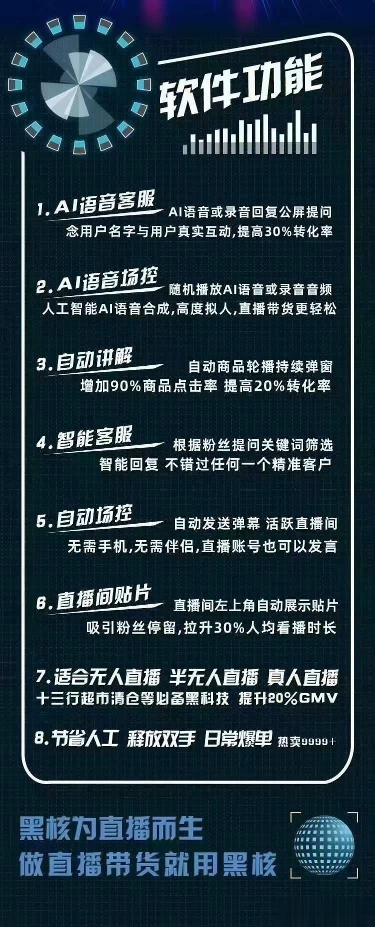 （4733期）【高端精品】外面收费998的黑核AI爆单助手，直播场控必备【永久版脚本】-<a href=