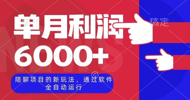 陪聊项目的新玩法，通过软件全自动运行，单月利润6000+【揭秘】-<a href=