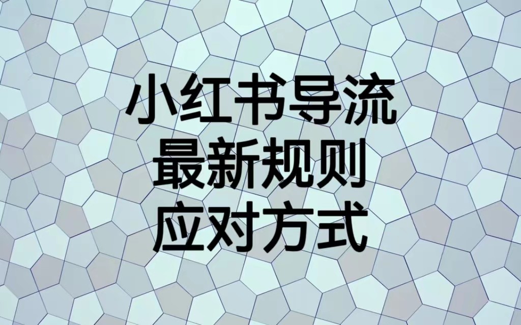 小红书导流最新规则应对方式，新规以后目前还可用的引流方式解读-<a href=