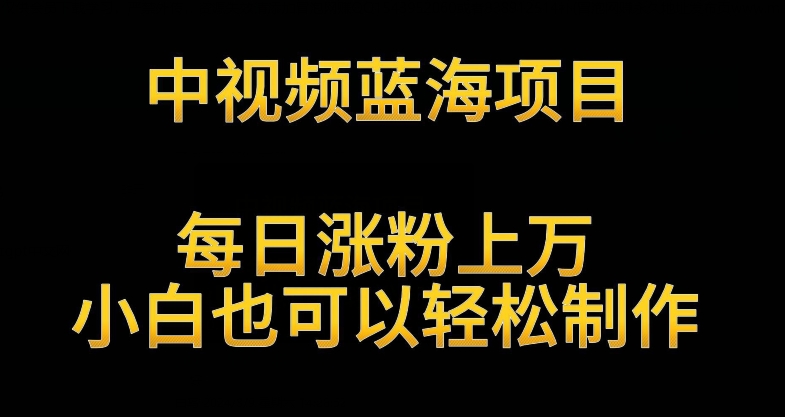 中视频蓝海项目，解读英雄人物生平，每日涨粉上万，小白也可以轻松制作，月入过万不是梦-<a href=
