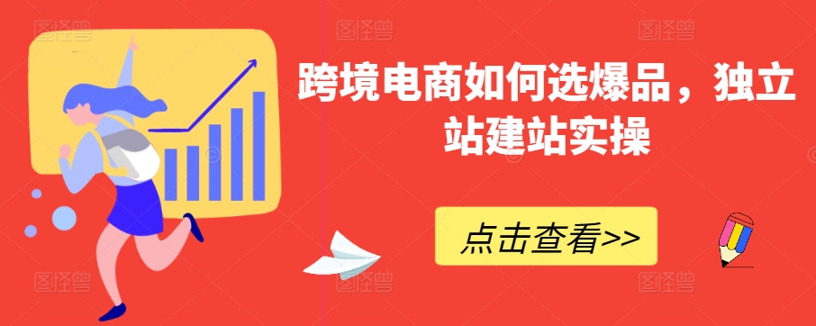 跨境电商如何选爆品，独立站建站实操-<a href=