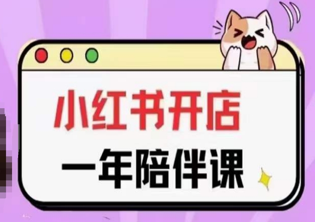 三九小红书开店一年陪伴课(更新)，从0到1玩赚小红书开店-<a href=