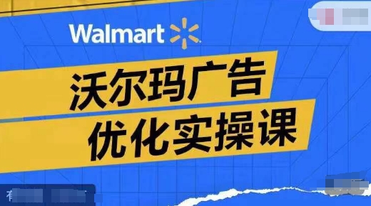 沃尔玛广告优化实操课，广告报告实操讲解，广告如何提高转化和ROAS等-白戈学堂