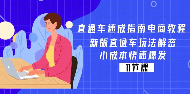（11537期）直通车 速成指南电商教程：新版直通车玩法解密，小成本快速爆发（11节）-<a href=