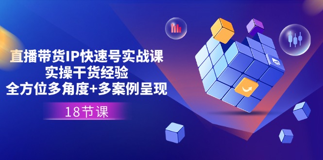 （11495期）直播带货IP快速号实战课，实操干货经验+全方位多角度+多案例呈现(18节)-<a href=