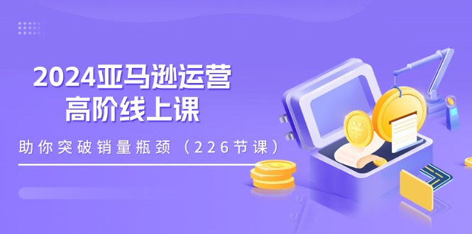 （11389期）2024亚马逊运营-高阶线上课，助你突破销量瓶颈（228节课）-<a href=