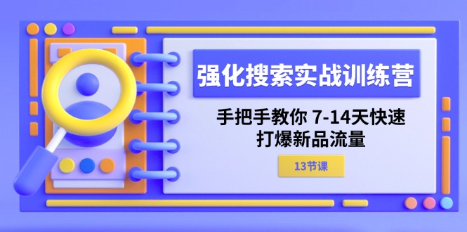（11557期）强化 搜索实战训练营，手把手教你 7-14天快速-打爆新品流量（13节课）-<a href=