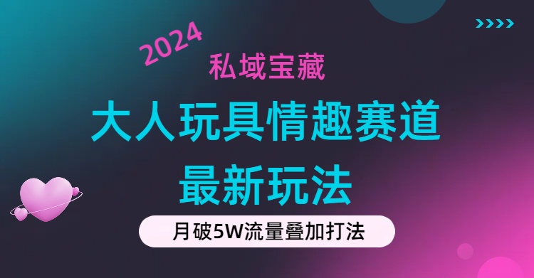 （11541期）私域宝藏：大人玩具情趣赛道合规新玩法，零投入，私域超高流量成单率高-<a href=