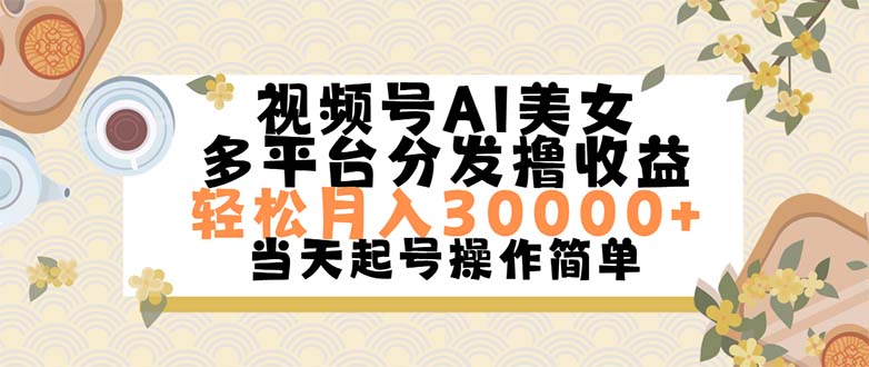 （11684期）视频号AI美女，轻松月入30000+,操作简单轻松上手-<a href=