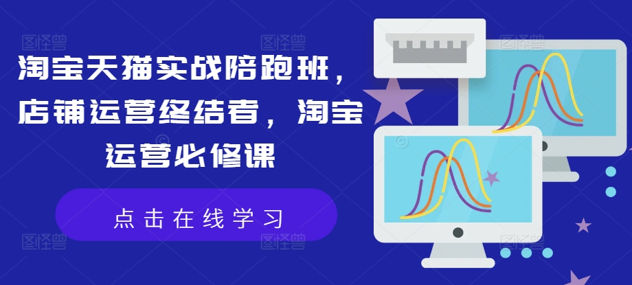淘宝天猫实战陪跑班，店铺运营终结者，淘宝运营必修课-白戈学堂