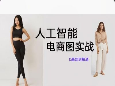 人工智能SD电商图实战，ai绘图0基础到精通-白戈学堂