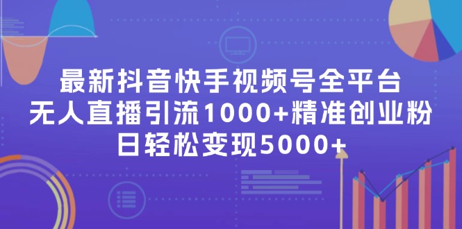 （11970期）最新抖音快手视频号全平台无人直播引流1000+精准创业粉，日轻松变现5000+-白戈学堂