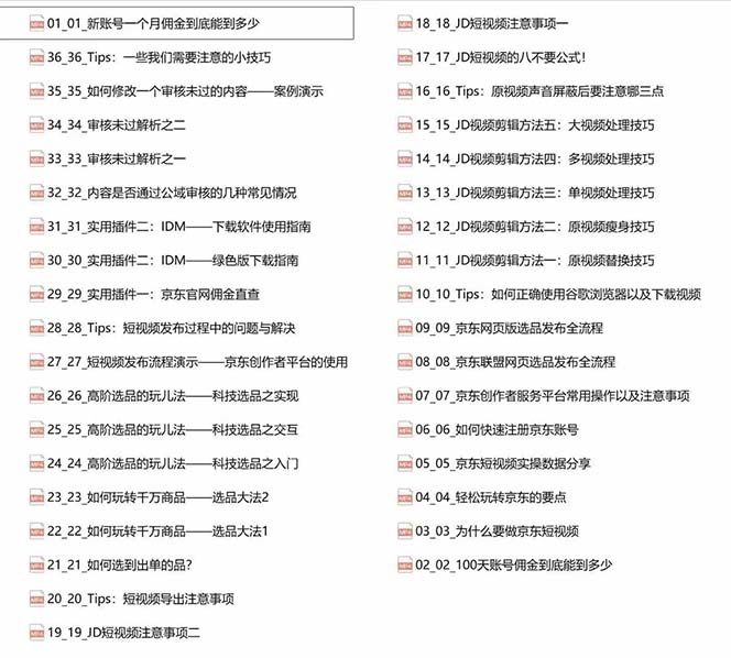 （12167期）京东-短视频带货实战课-升级版，实现单人高额佣金的详细操作步骤-白戈学堂