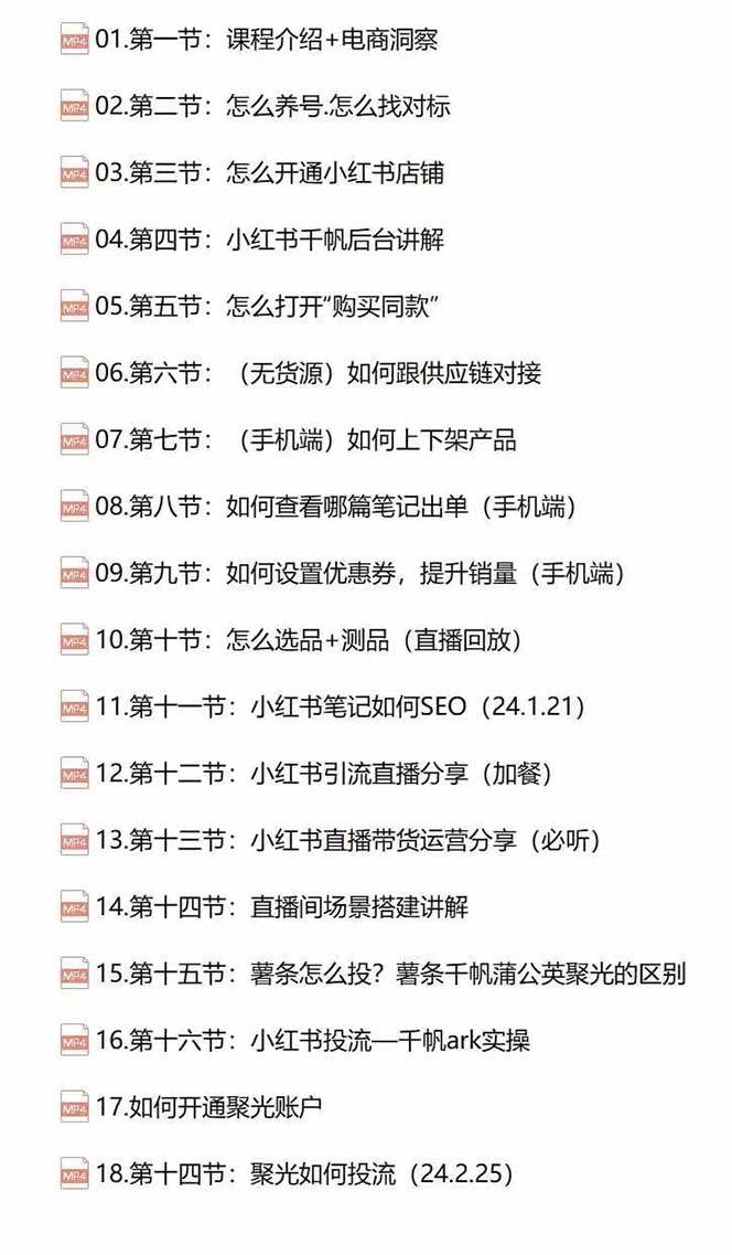 小红书快速赚钱电商特训营：用简单方式通过小红书快速变现！（55节）-白戈学堂