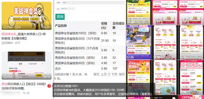 （13751期）美团神券/神会员_入门级教程，外卖券膨胀推广项目【蓝海市场攻略】-白戈学堂