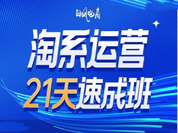 淘系运营21天速成班35期，年前最后一波和2025方向-白戈学堂