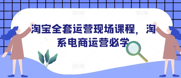 淘宝全套运营现场课程，淘系电商运营必学-白戈学堂