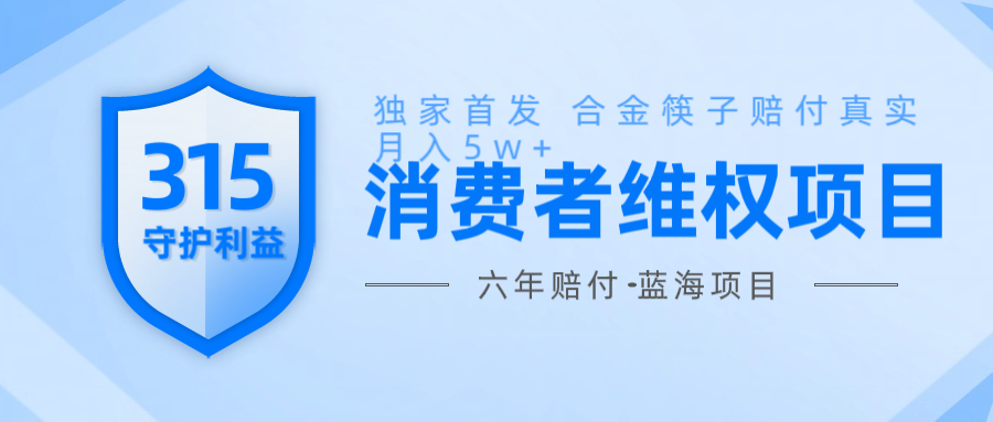 维Q赔付合金筷子玩法小白也能月入5w+风口项目实操-白戈学堂