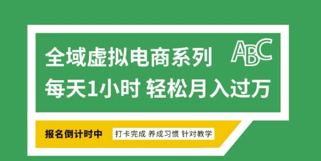 全域虚拟电商变现系列，通过平台出售虚拟电商产品从而获利-白戈学堂