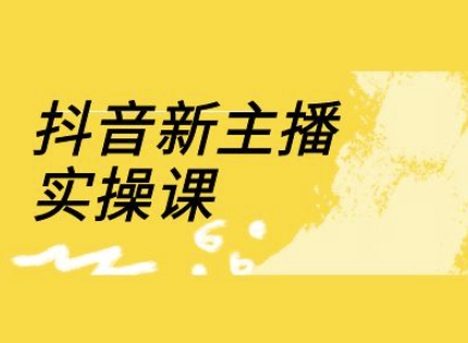 抖音新主播实操课，直播间流量运营线上实操课(18节)-白戈学堂