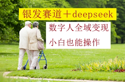 银发赛道+deepseek数字人全域变现，小白也能操作-白戈学堂