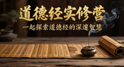 道德经实修营，一起探索道德经的深邃智慧-白戈学堂