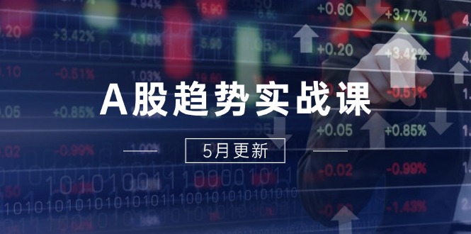 （14808期）A股趋势实战课：主力动向+政策红利，2025全年策略5月更新-白戈学堂